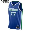 Dječji NBA Dres Dallas Mavericks Luka Doncic 77 Nike 2022-23 City Edition Plava Swingman